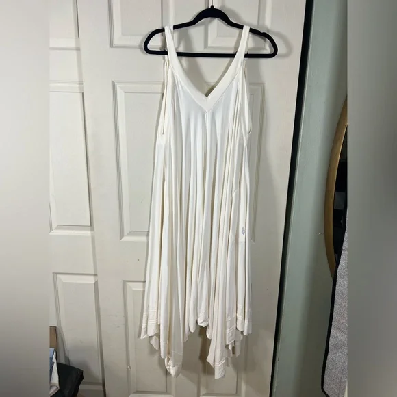 Free People FP Movement Seven Stars Onesie - Flowy Ivory Cream Jumpsuit - Picture 13 of 13